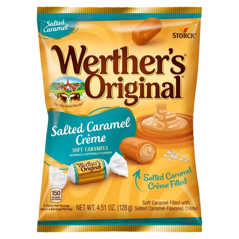 Werther’s Original Salted Caramel Crème Soft Caramels – 4.51 oz Bag