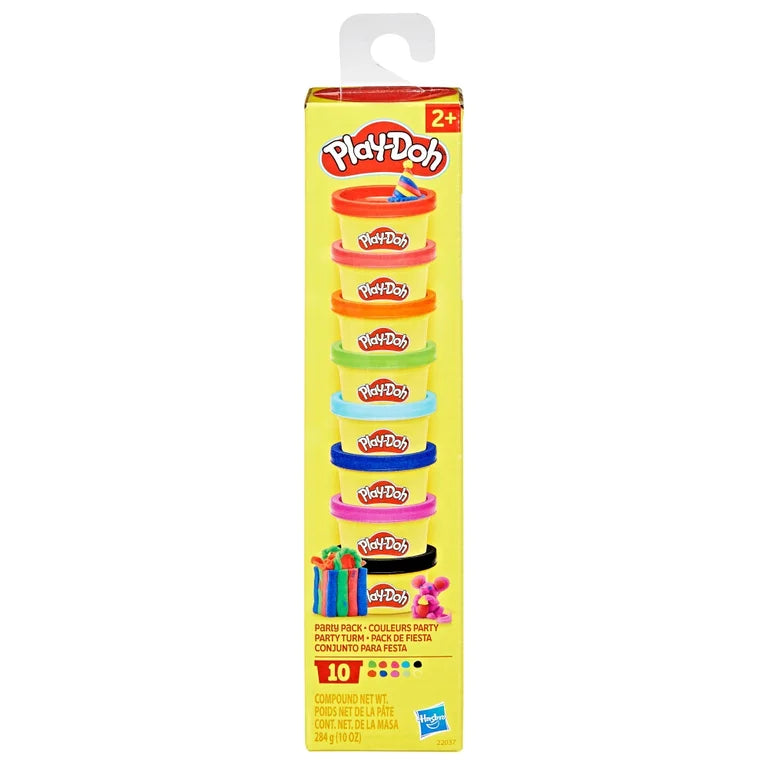 Play-Doh Party Pack 10-Pack – Assorted Colors, 1 oz Cans