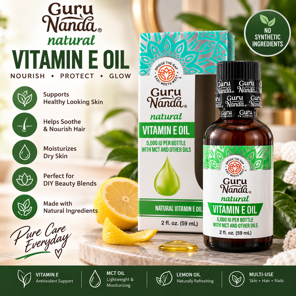 GuruNanda Natural Oils & Beauty Care – 2 fl oz (59 mL)
