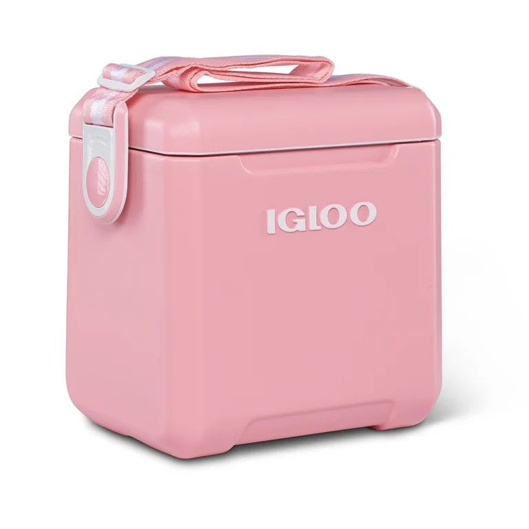 Igloo 11-Quart MaxCold Cooler with Adjustable Shoulder Strap – Pink