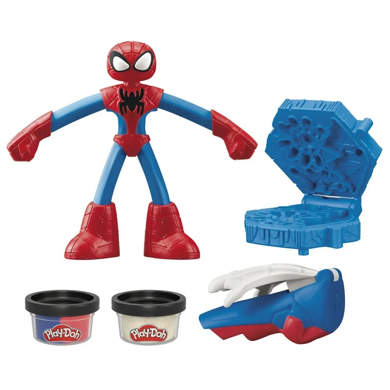 Play-Doh Marvel Spider-Man Thwip-Squisher Toy with 2 oz Compound – Ages 4+