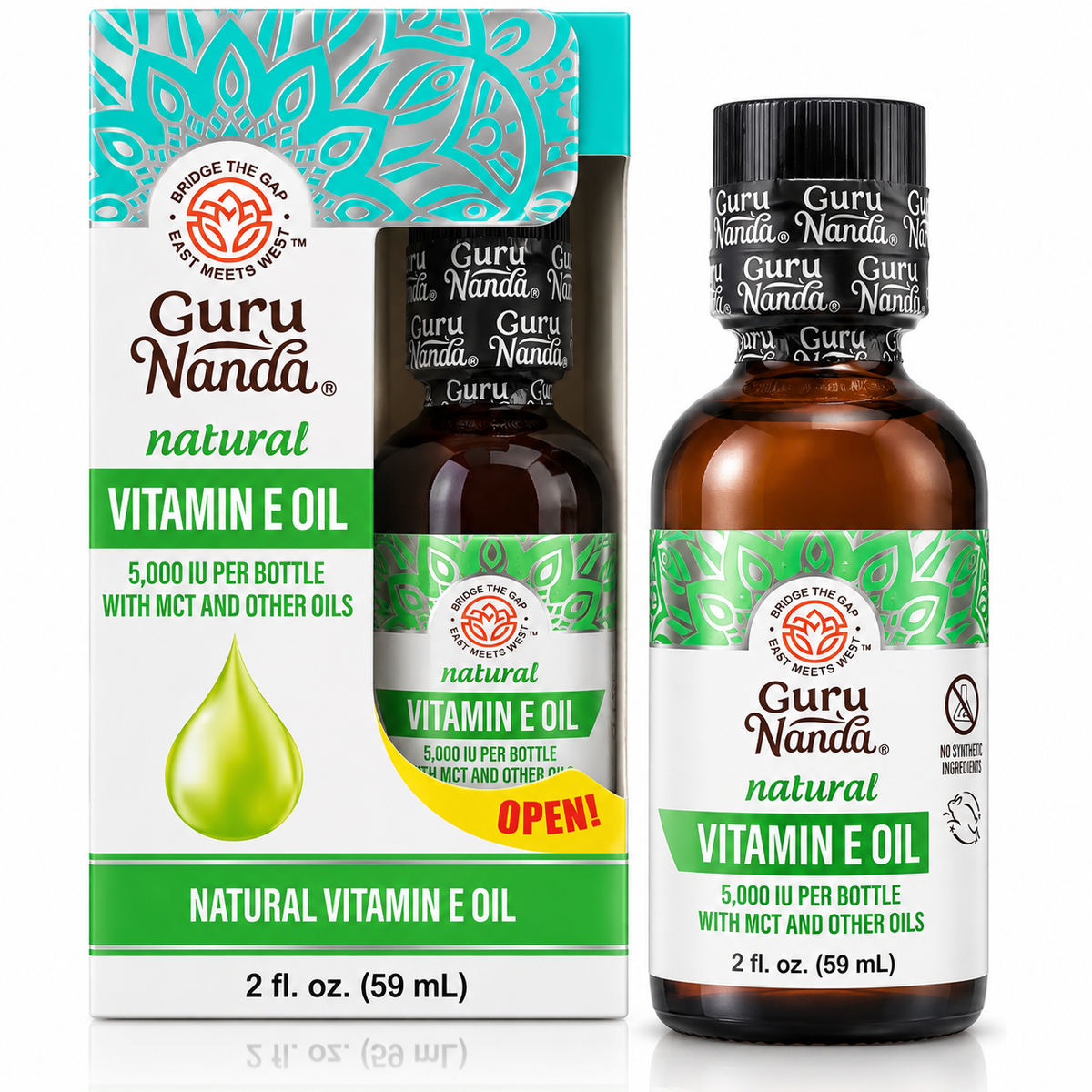 GuruNanda Natural Oils & Beauty Care – 2 fl oz (59 mL)