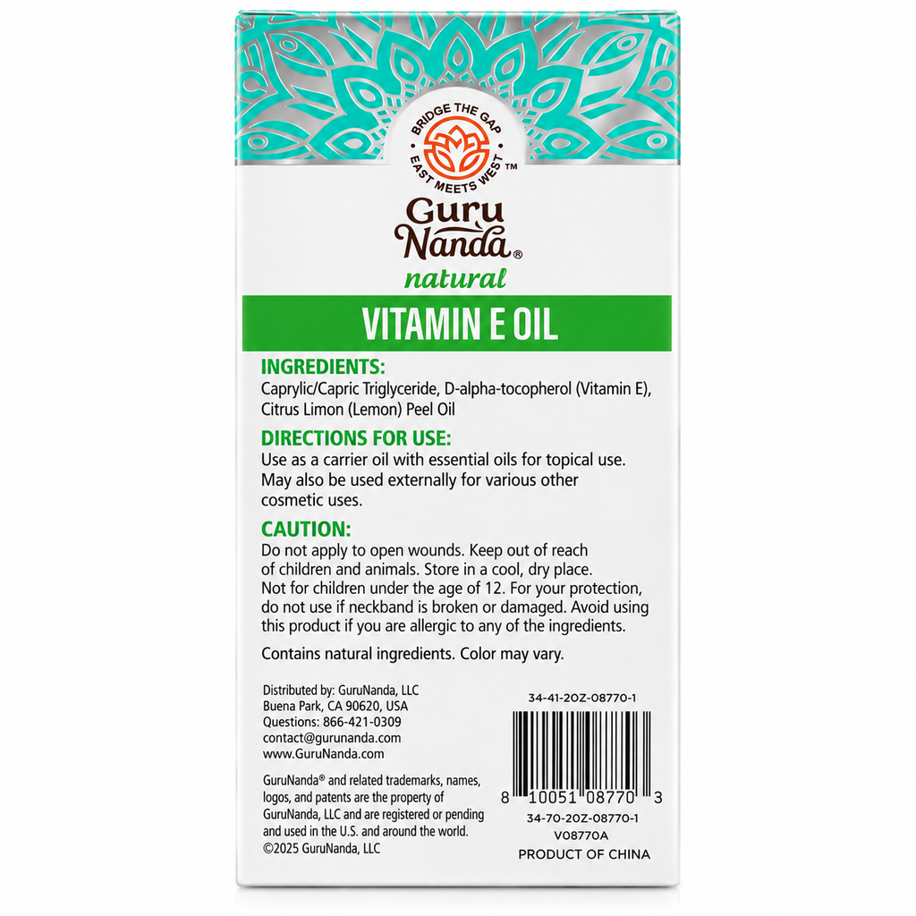 GuruNanda Natural Oils & Beauty Care – 2 fl oz (59 mL)