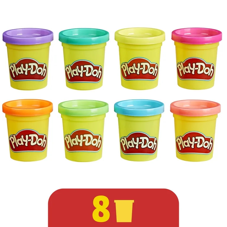 Play-Doh 8-Pack Color Collection – Assorted Colors, 2 oz Cans