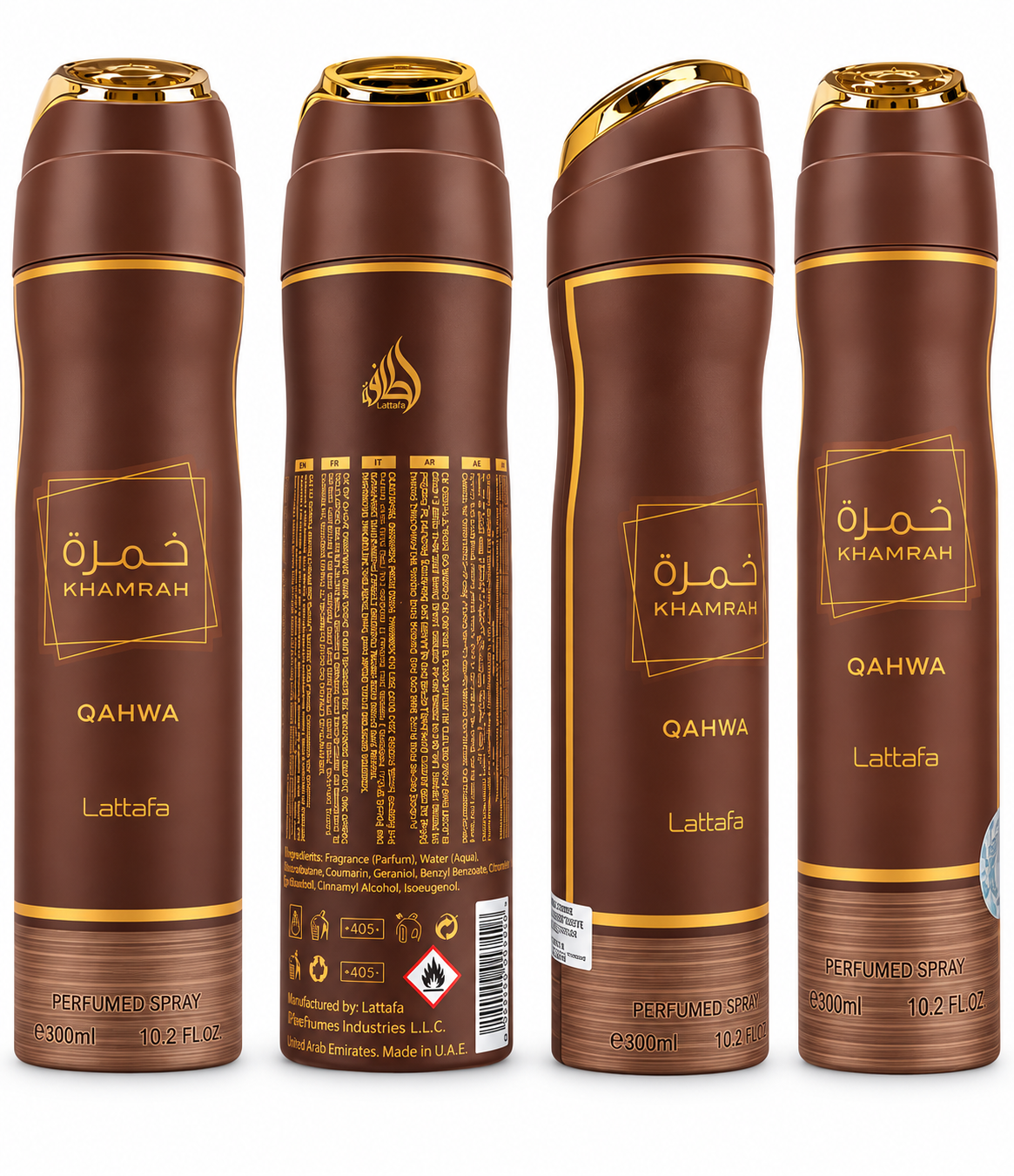 Lattafa Khamrah Qahwa Perfumed Spray – 300 mL / 10.2 fl oz