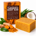 Turmeric Body Bar Soap with Coconut Milk – 10 oz (300 g) – Vegan, Gluten Free & Paraben Free